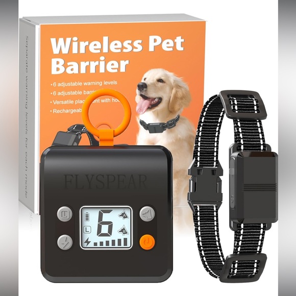 NEW! Flyspear Wireless Pet Barrier with Adjustable Warning Levels